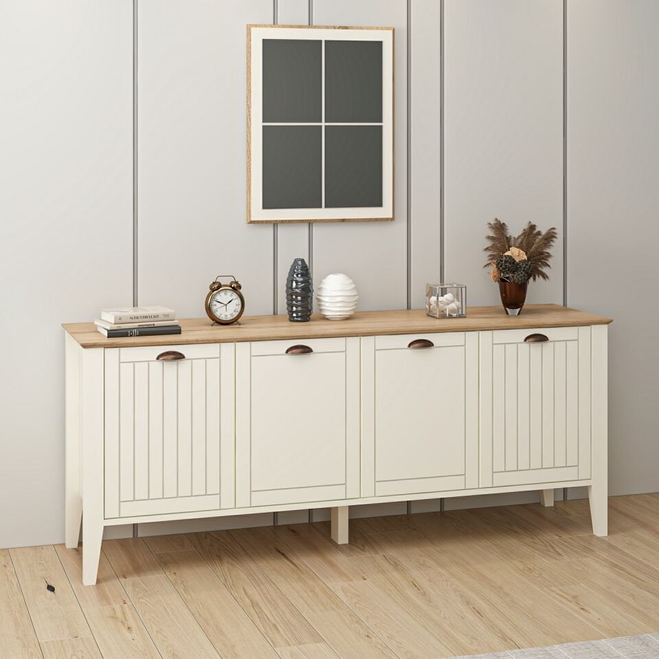 Marlo Aynalı Konsol-Aytaşı-Derin Sepet