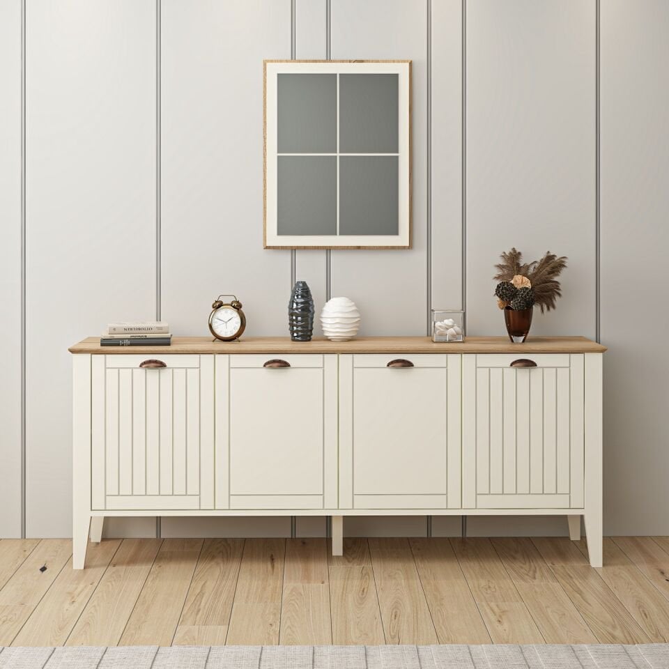 Marlo Aynalı Konsol-Aytaşı-Derin Sepet