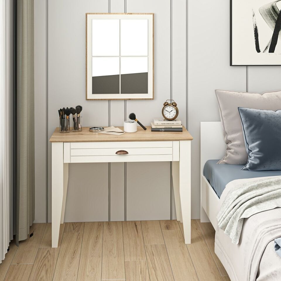 Marlo Aynalı Makyaj Masası-Mbrn-Aytaşı-Derin Sepet