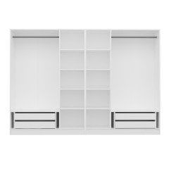 Kale Gold 6 Kapak 4 Çekmece Dolap - Beyaz