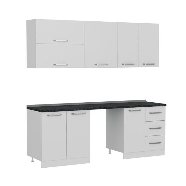 Minar 220 Cm Mutfak Dolabı Beyaz 220-B10