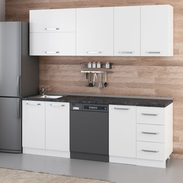 Minar 220 Cm Mutfak Dolabı Beyaz 220-B10