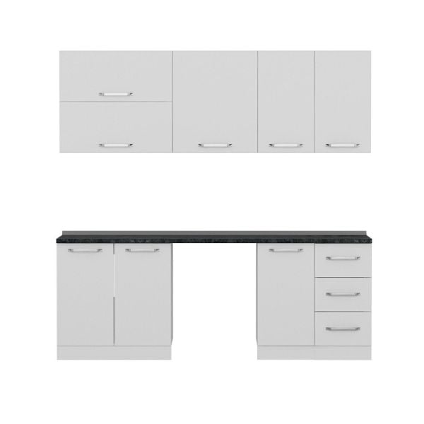 Minar 220 Cm Mutfak Dolabı Beyaz 220-B10