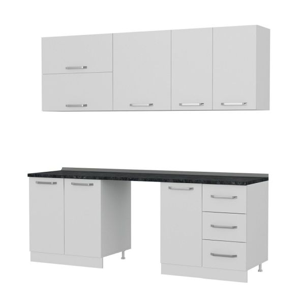 Minar 220 Cm Mutfak Dolabı Beyaz 220-B10