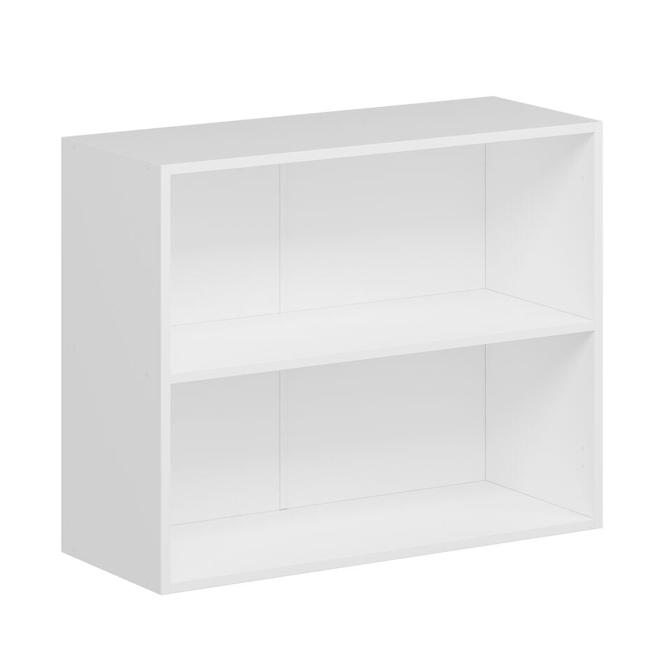 Alvinka Mutfak Modül Mbr_A Üst 2Dk1R 90-H72Cm Dolap Cam Beyaz Kumtaşı