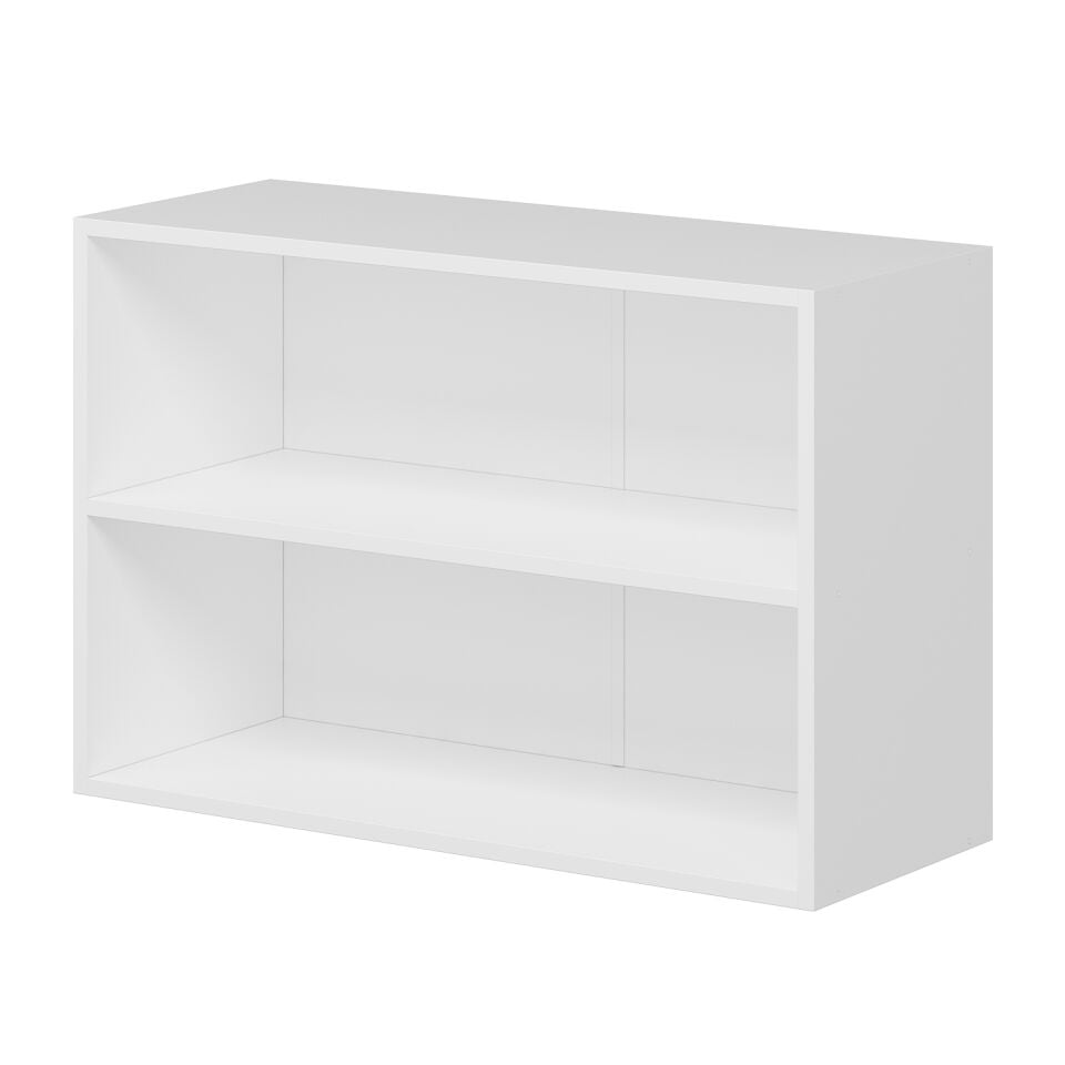 Alvinka Mutfak Modül Mbr_A Üst 2Yk1R 90-H60Cm Dolap Cam Beyaz Kumtaşı