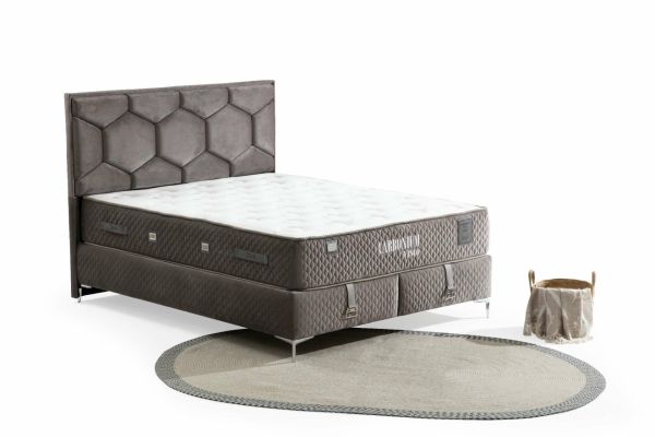 Carbon Baza Başlık Yatak Seti 180x200