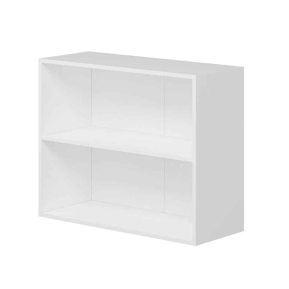 Alvinka Mutfak Modül Mbr_A Üst 2Yk1R 90-H72Cm Dolap Cam Beyaz Kumtaşı