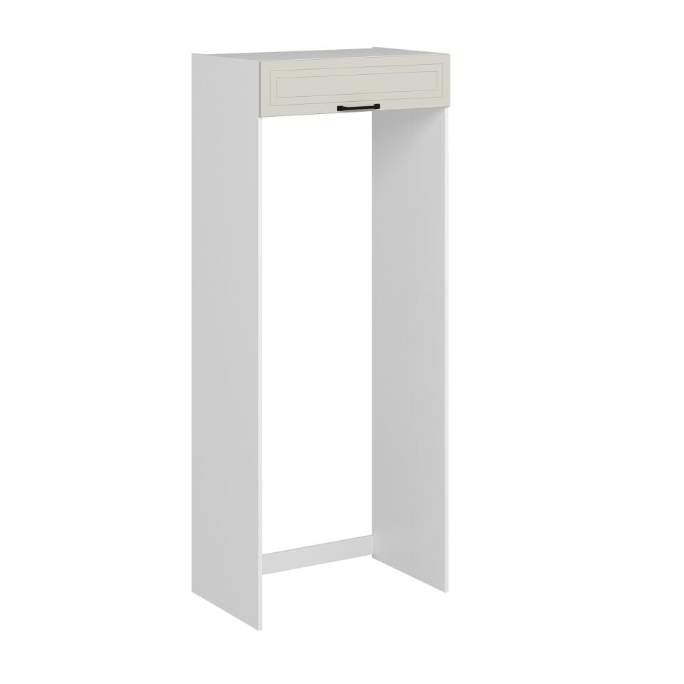 Alvinka Mutfak Modül Mbr_A 90-H222Cm Buz Dolabı Beyaz Kumtaşı