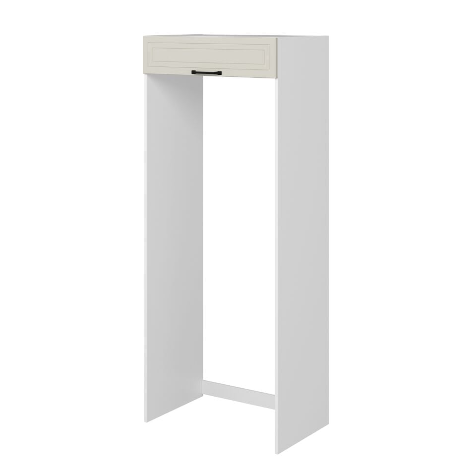 Alvinka Mutfak Modül Mbr_A 90-H222Cm Buz Dolabı Beyaz Kumtaşı