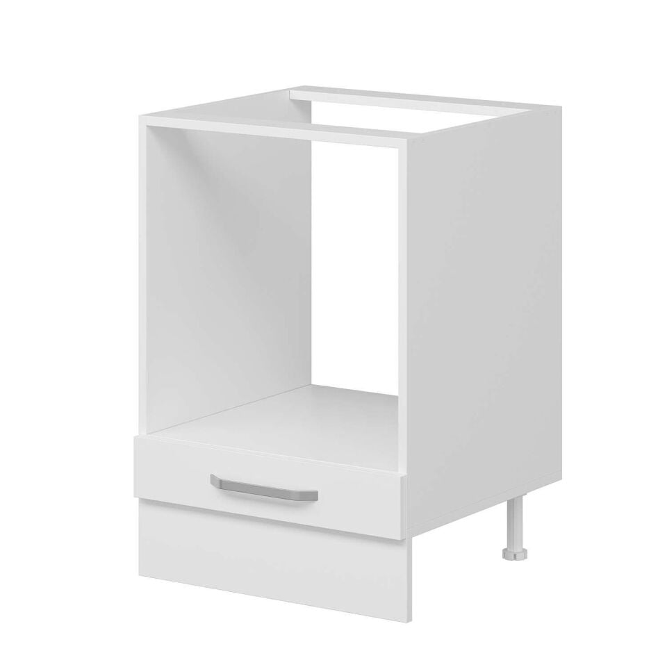 Alvinka Mutfak Modül Duz Alt 1K 60Cm Ank Dolap Beyaz Beyaz