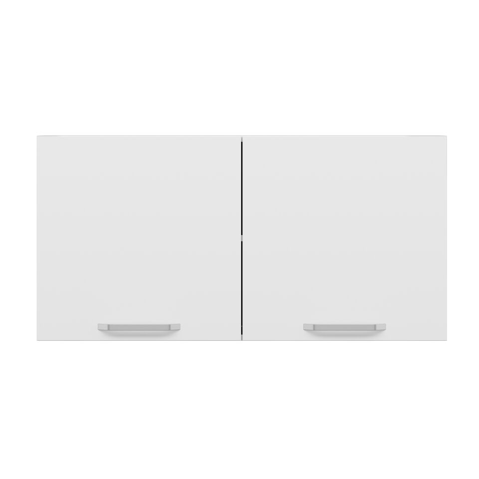 Alvinka Mutfak Modül Üst 2Dk1R 100-H60Cm Dolap Beyaz Mdf