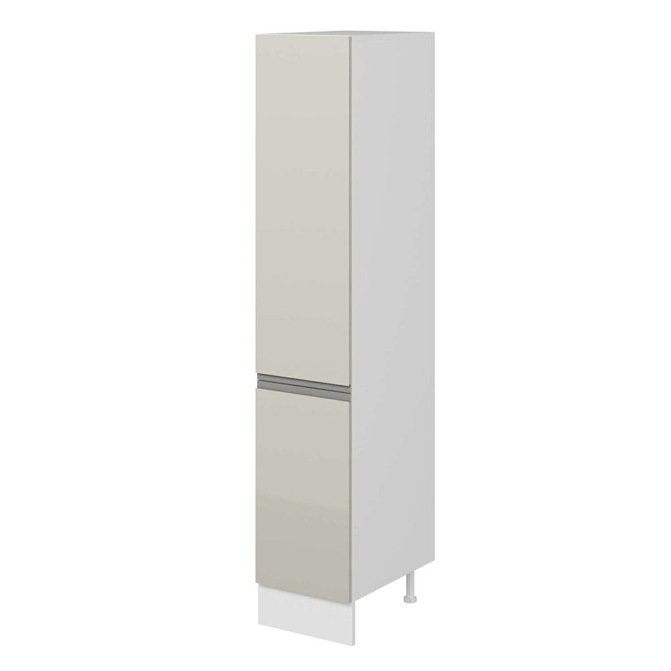 Alvinka Mutfak Modül Hg_J 40-H210Cm Boy Dolabı Beyaz Kumtası Mdf Gövde