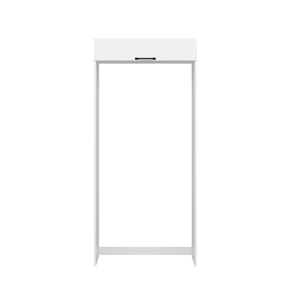 Alvinka Mutfak Modül Mbr_A 100-H222Cm Buz Dolabı Beyaz Beyaz