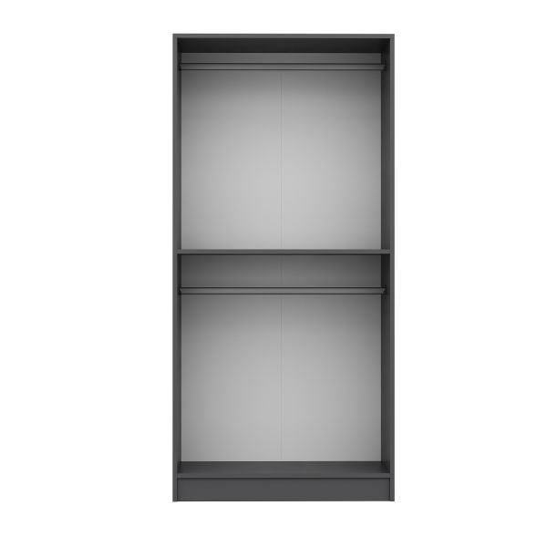 Minar Kale 90cm Giyinme Dolabı Antrasit - 210CM