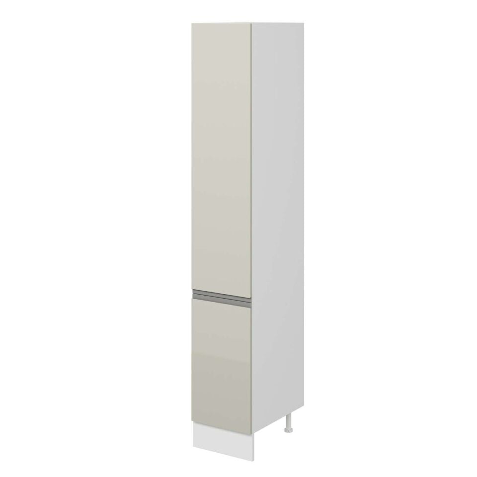 Alvinka Mutfak Modül Hg_J 40-H240Cm Boy Dolabı Beyaz Kumtası Mdf Gövde