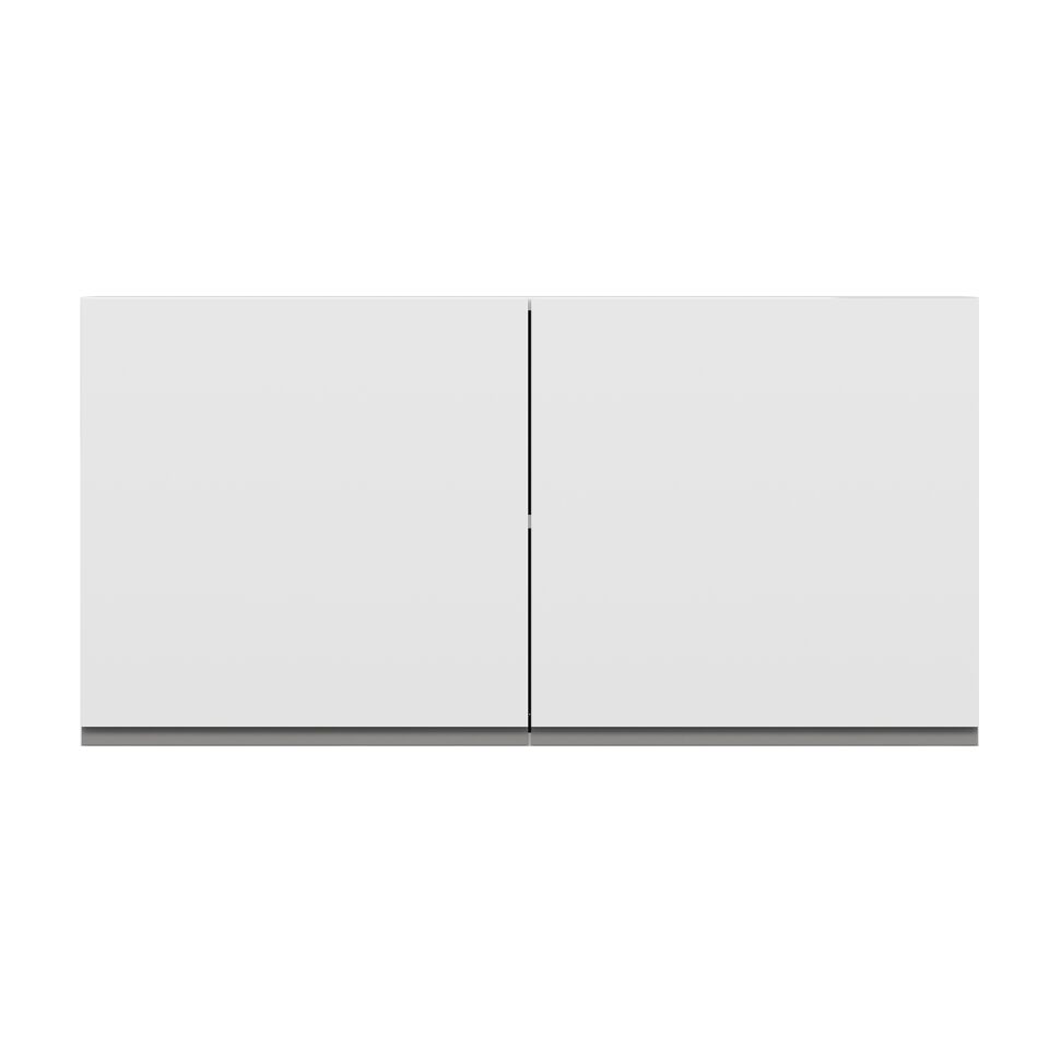 Alvinka Mutfak Modül J Kulp Üst 2Dk1R 100-H60Cm Dolap Beyaz Mdf