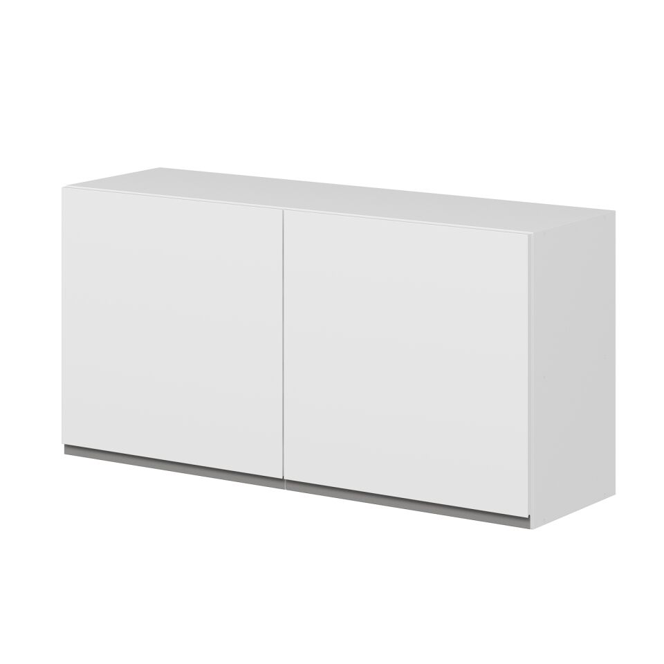 Alvinka Mutfak Modül J Kulp Üst 2Dk1R 100-H60Cm Dolap Beyaz Mdf