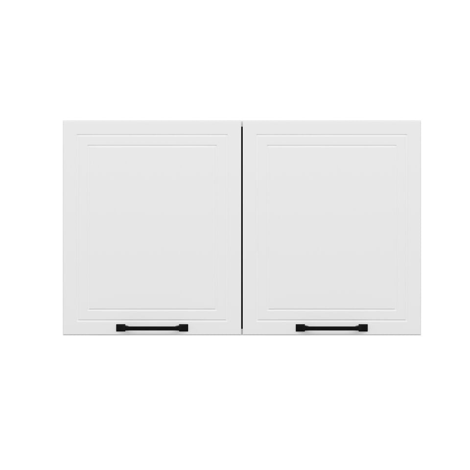 Alvinka Mutfak Modül Mbr_A Üst 2Dk1R 100-H60Cm Dolap Beyaz Beyaz