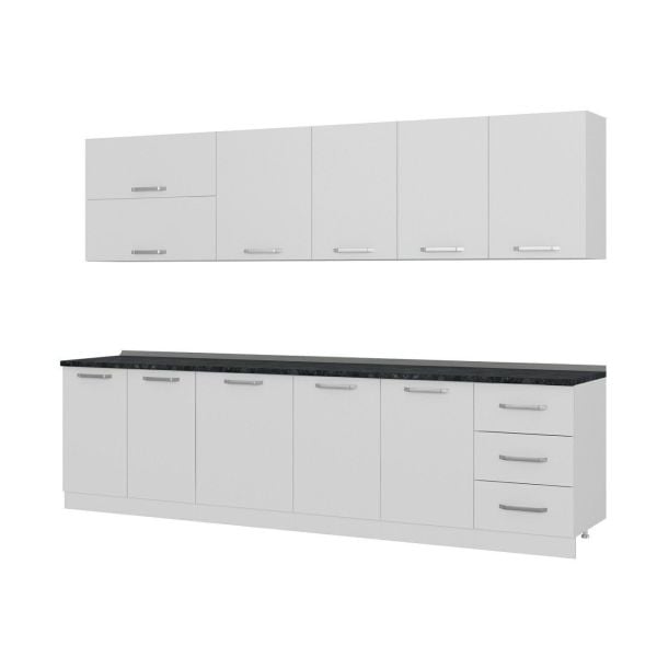 Minar 300 Cm Mutfak Dolabı Beyaz 300-B1