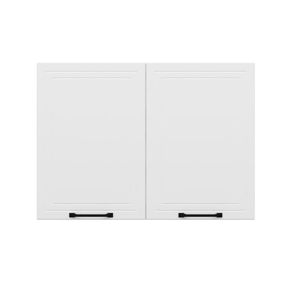 Alvinka Mutfak Modül Mbr_A Üst 2Dk1R 100-H72Cm Dolap Beyaz Beyaz