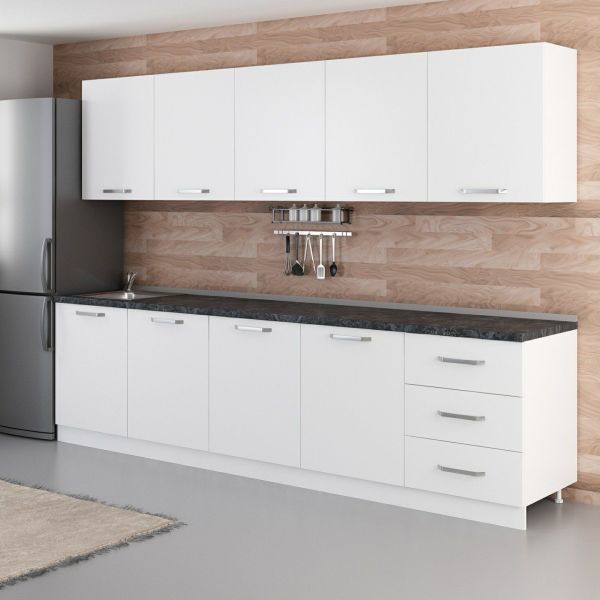 Minar 300 Cm Mutfak Dolabı Beyaz 300-B3