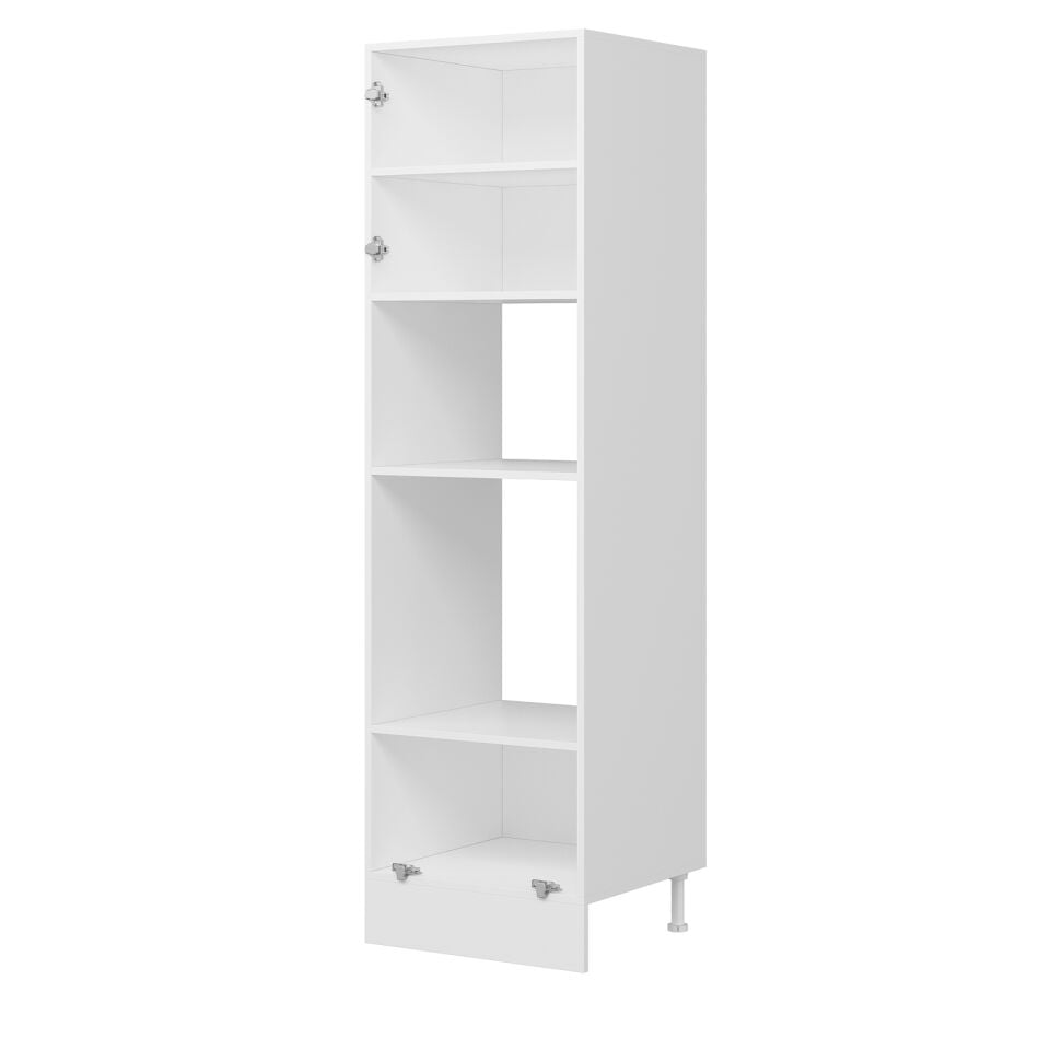 Alvinka Mutfak Modül Mbr_A 60-H210Cm Boy Ank Dolabı Beyaz Beyaz