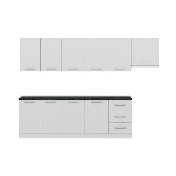 Minar 300 Cm Mutfak Dolabı Beyaz 300-B5