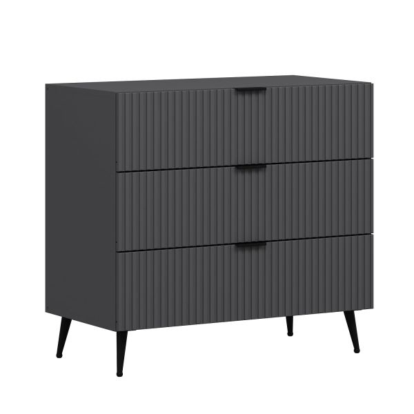 Minar Kale Şifonyer Plus Antrasit/Antrasit