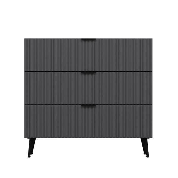 Minar Kale Şifonyer Plus Antrasit/Antrasit