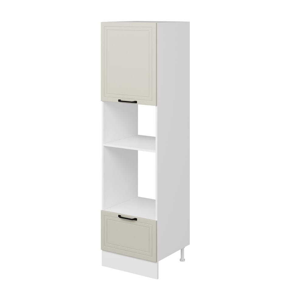 Alvinka Mutfak Modül Mbr_A 60-H222Cm Boy Ank Dolabı Beyaz Kumtaşı