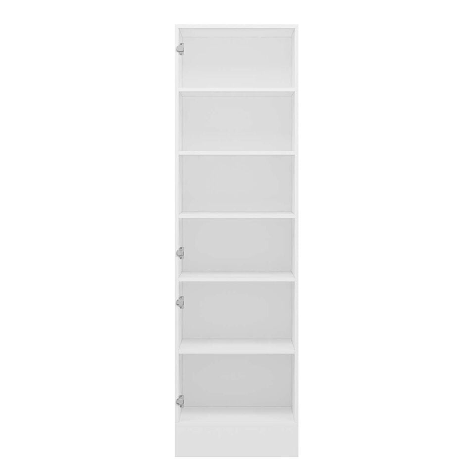 Alvinka Mutfak Modül Hg_J 60-H210Cm Boy Dolabı Beyaz Kumtası Mdf Gövde