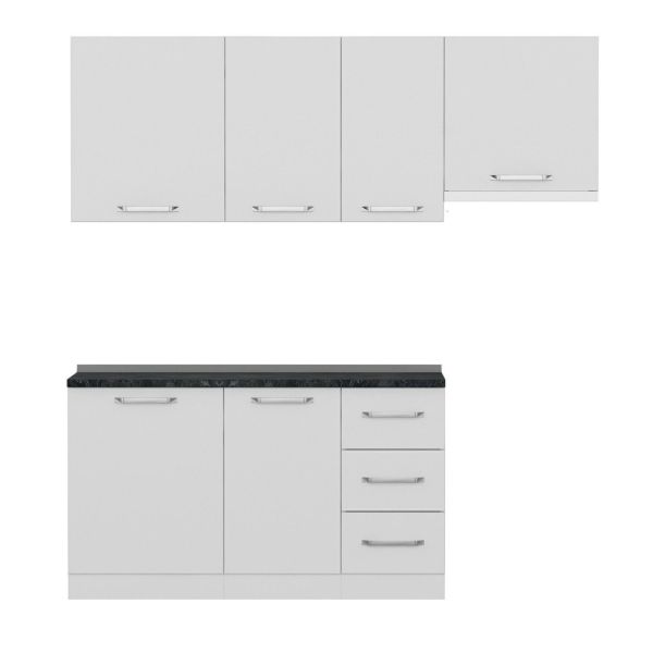 Minar 205 Cm Mutfak Dolabı Beyaz 205-B4