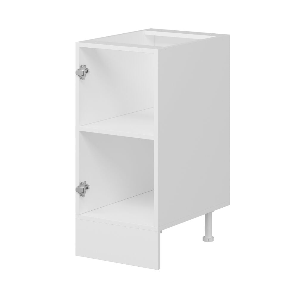 Alvinka Mutfak Modül Mbr_B Alt 1K1R 40Cm Dolap Beyaz Beyaz