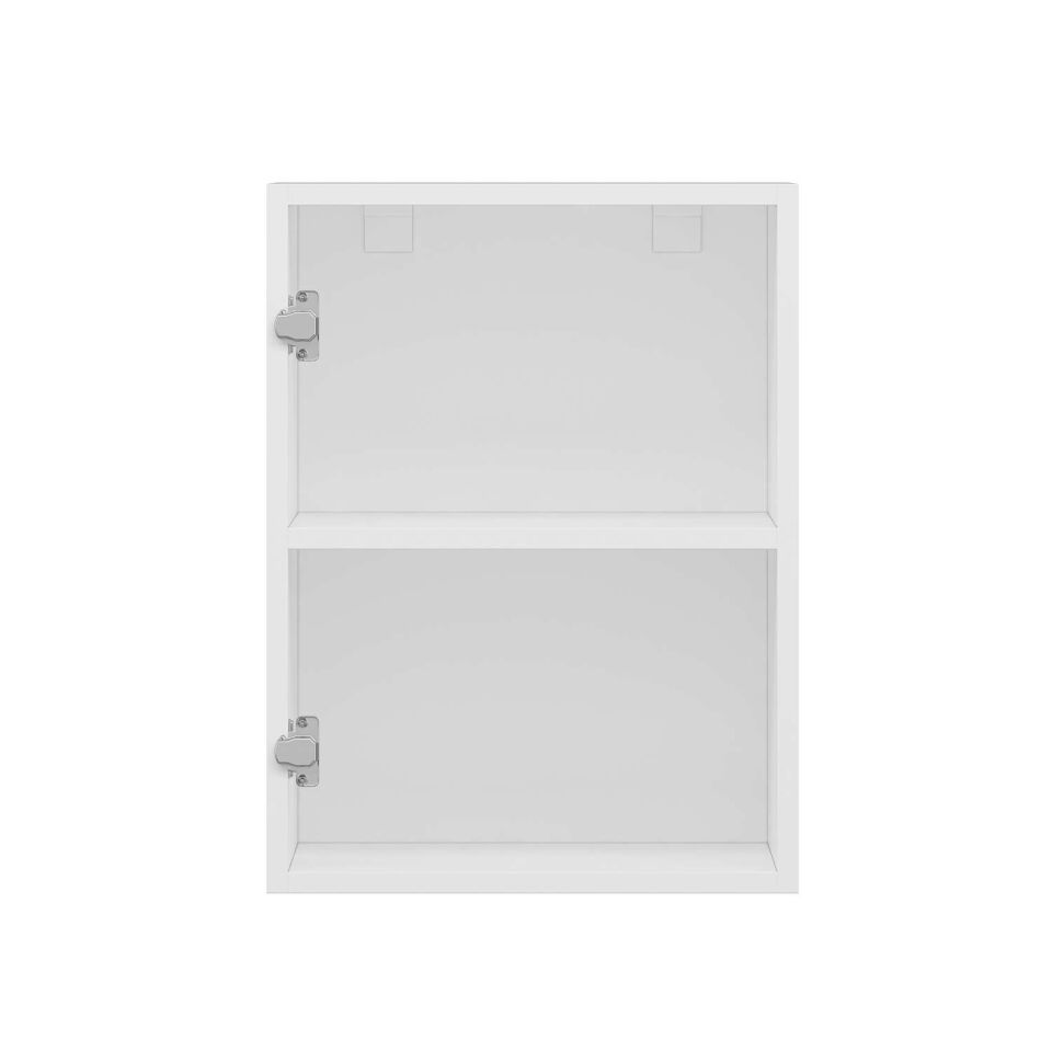Alvinka Mutfak Modül Hg_J Üst 1Dk1R 45-H60Cm Dolap Beyaz Kumtası Mdf Gövde