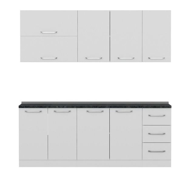 Minar 210 Cm Mutfak Dolabı Beyaz 210-B2