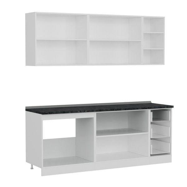 Minar 210 Cm Mutfak Dolabı Beyaz 210-B2