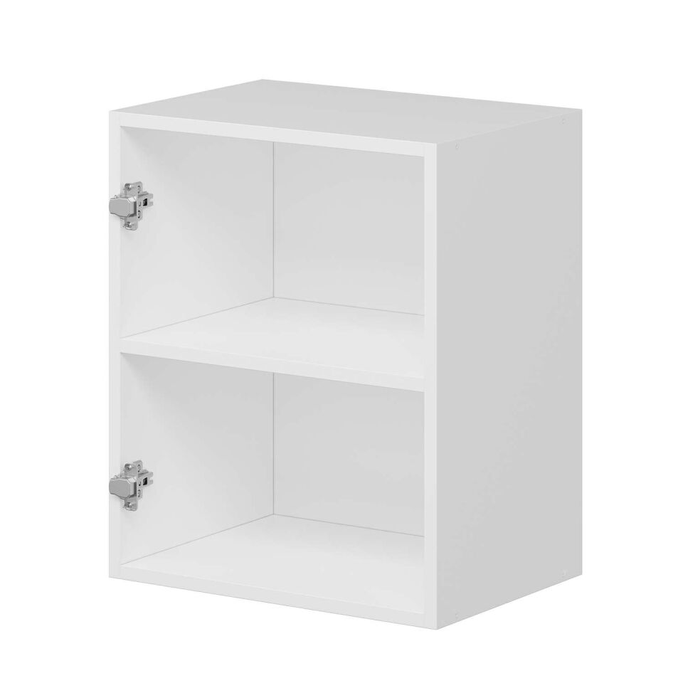 Alvinka Mutfak Modül Hg_J Üst 1Dk1R 50-H60Cm Dolap Beyaz Kumtası Mdf Gövde