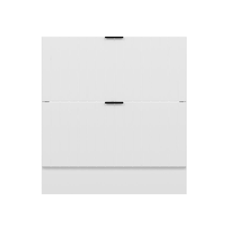 Alvinka Mutfak Modül Mbr_B Alt 2Ç 80Cm Evye Dolap Beyaz Beyaz