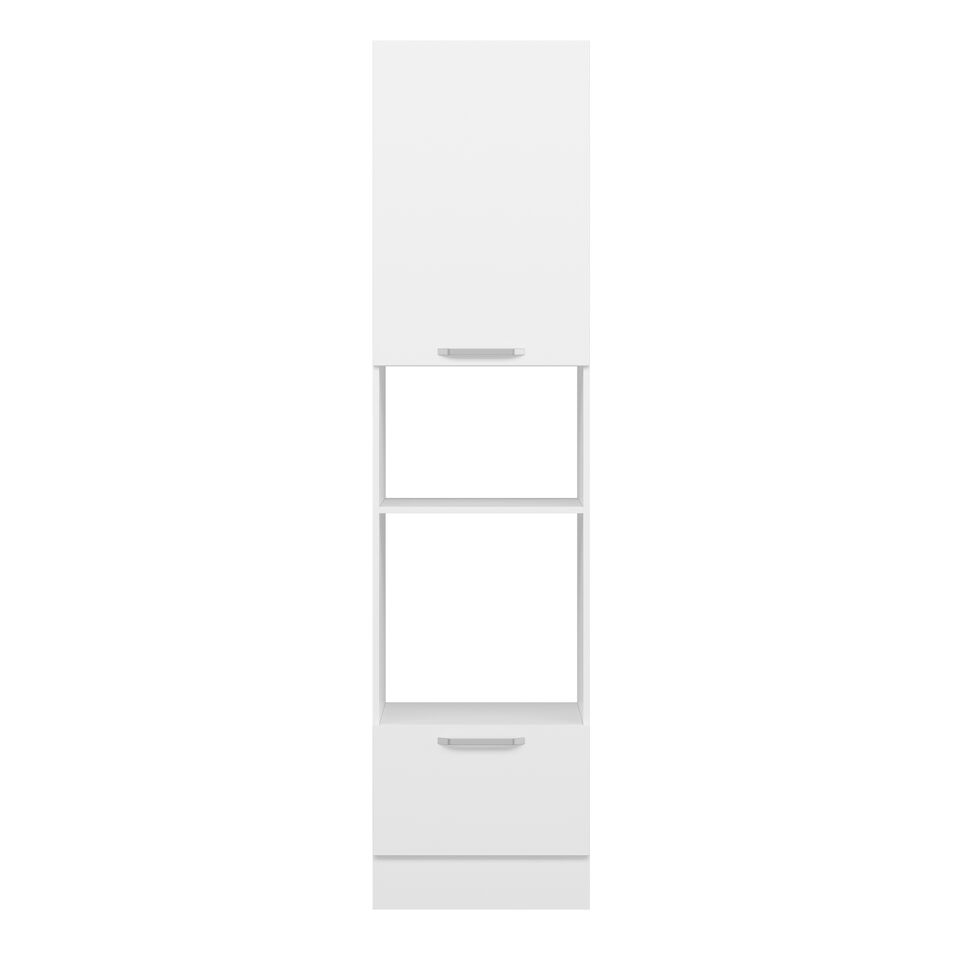 Alvinka Mutfak Modül 60-H222Cm Boy Ankastre Dolabı Beyaz Mdf