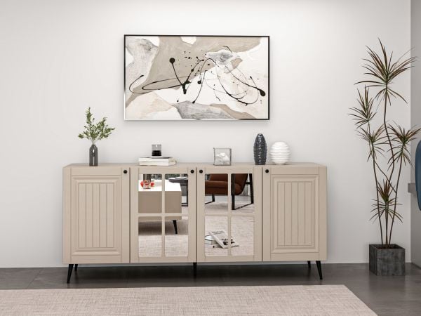 Minar Kale Konsol  Cam Kapak İlkbahar