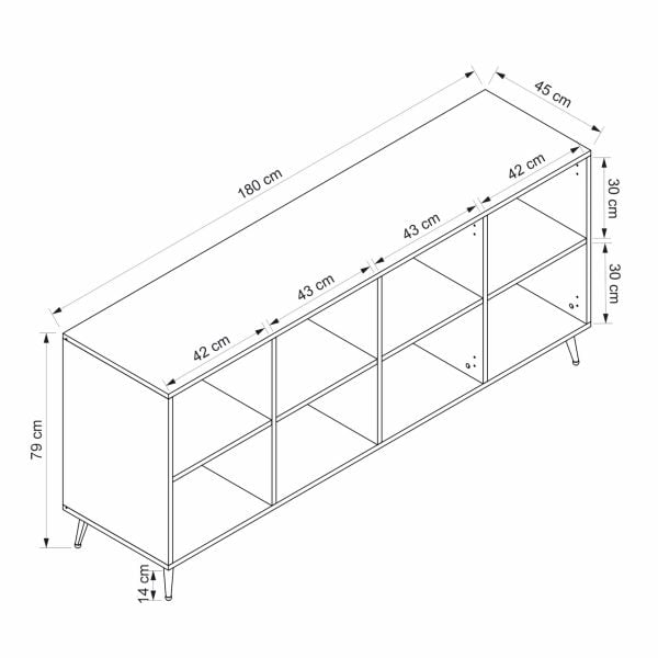 Minar Kale Konsol  Cam Kapak İlkbahar
