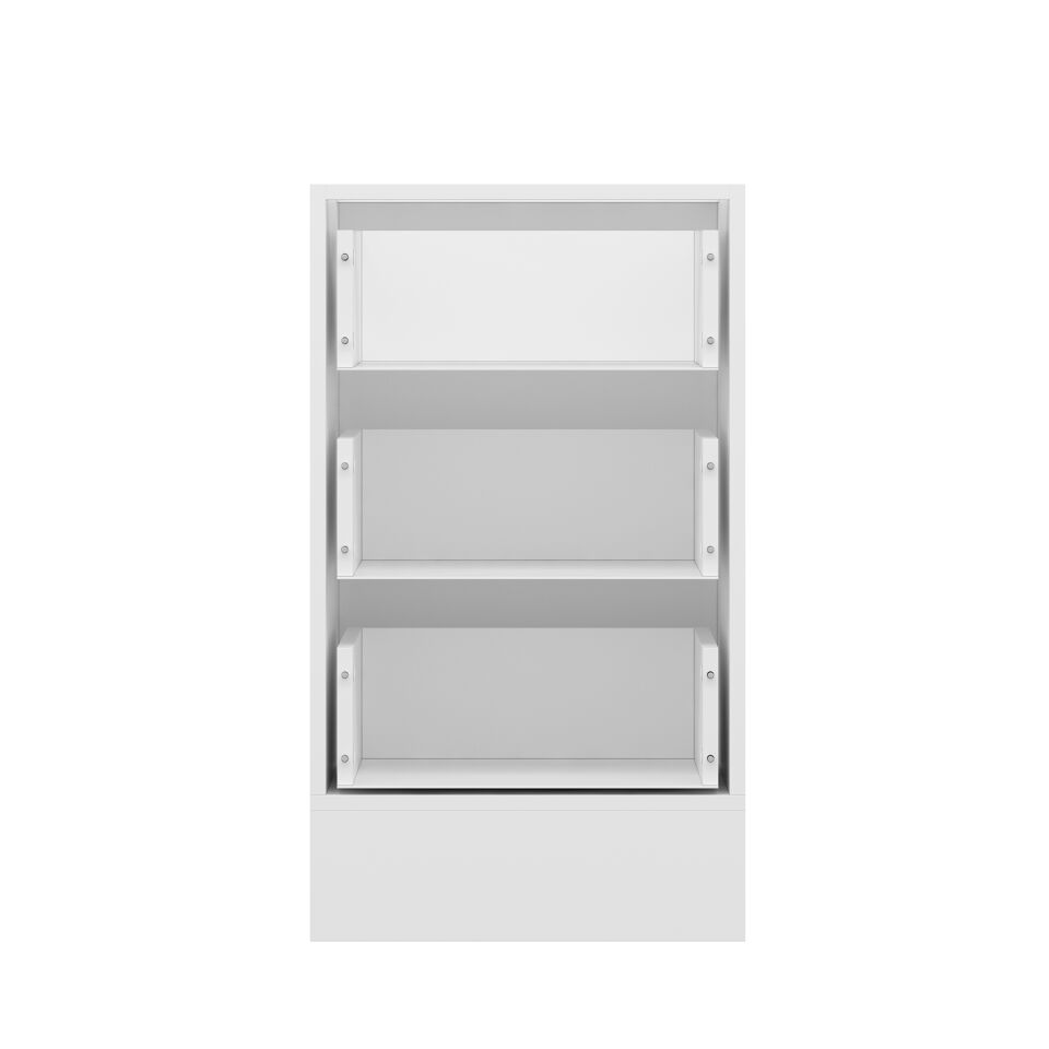 Alvinka Mutfak Modül Mbr_B Alt 3Ç 50Cm Dolap Beyaz Beyaz