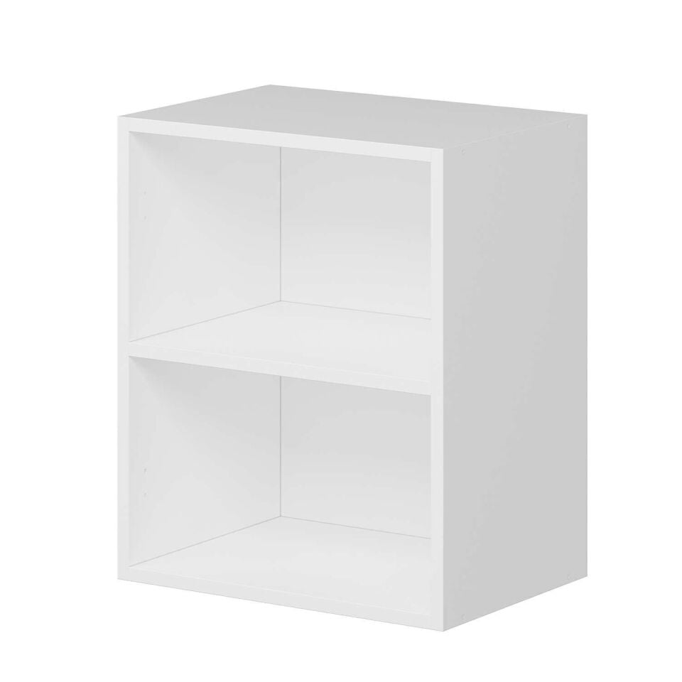 Alvinka Mutfak Modül Üst 1Dk1R 50-H60Cm Dolap Beyaz Alm Cam Mdf