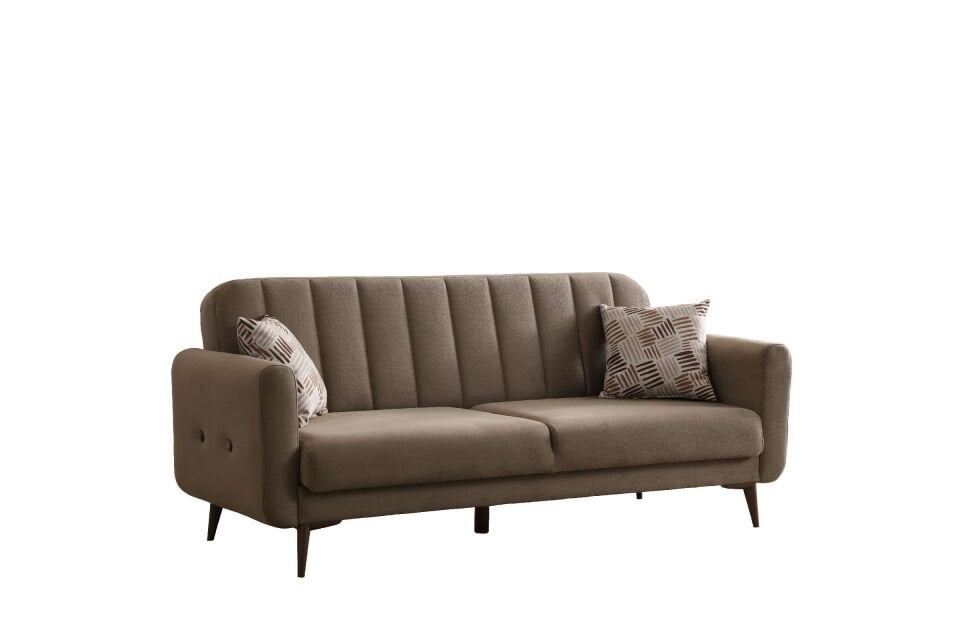 Bona 3'lü Koltuk - Ceviz Ayak Valebo-06