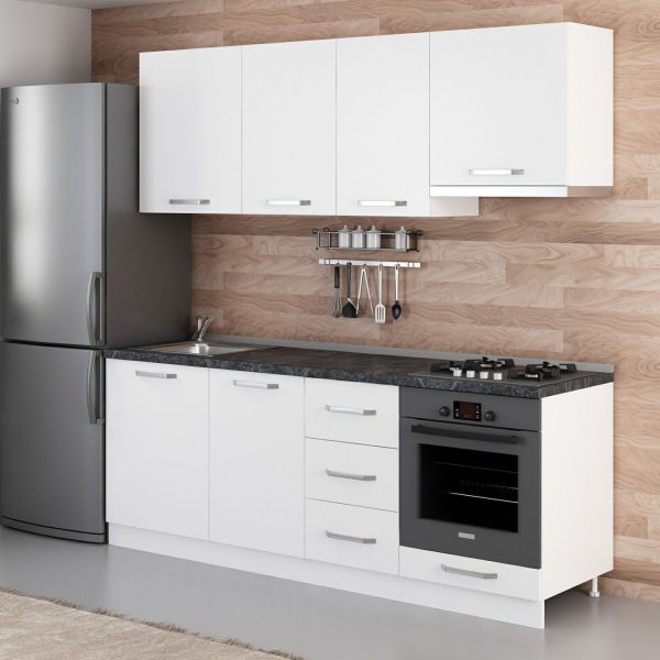 Minar 215 Cm Mutfak Dolabı Beyaz 215-B5