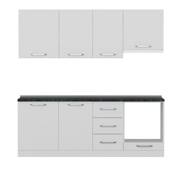 Minar 215 Cm Mutfak Dolabı Beyaz 215-B5