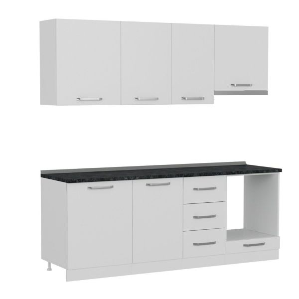 Minar 215 Cm Mutfak Dolabı Beyaz 215-B5