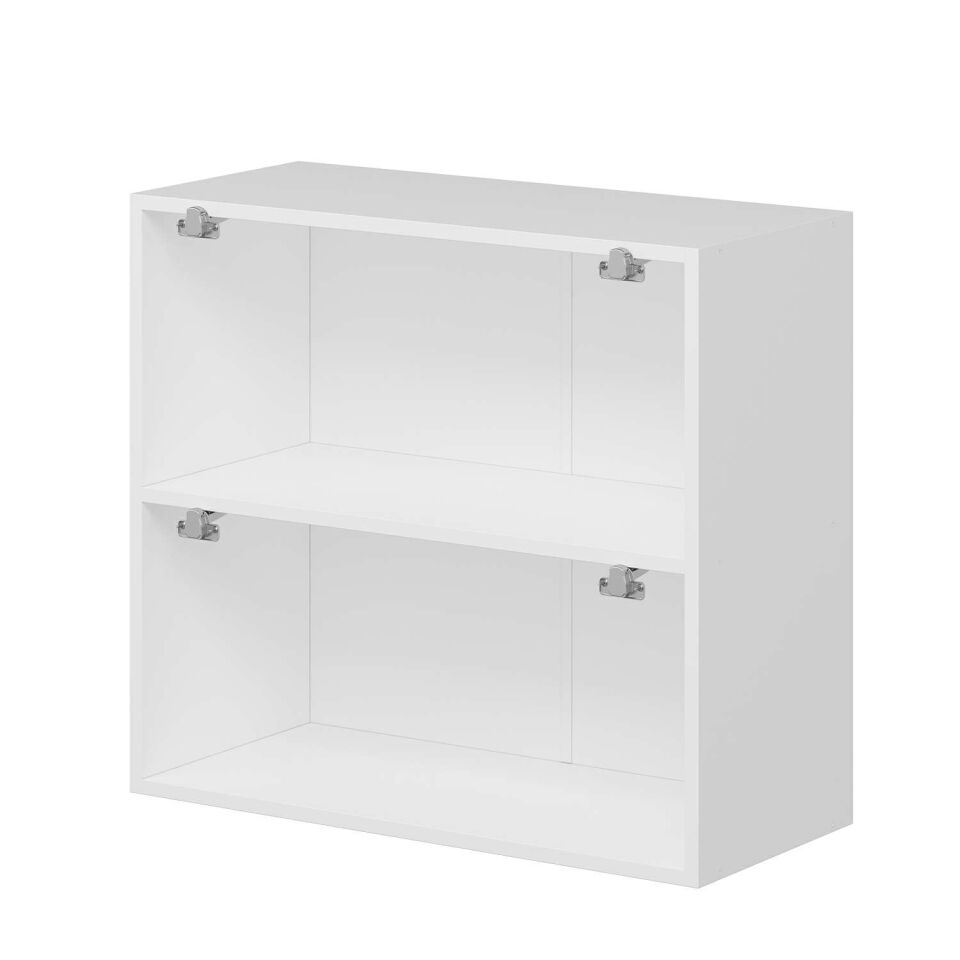 Alvinka Mutfak Modül Hg_J Üst 2Yk1R 80-H72Cm Dolap Beyaz Kumtası Mdf Gövde