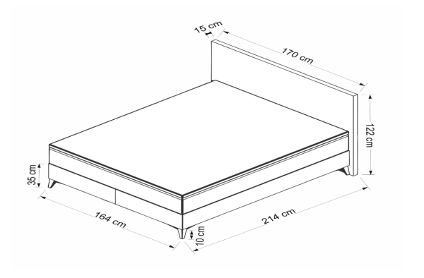 Revive Baza Başlık Yatak Seti 160x200